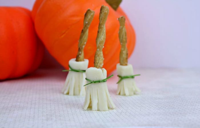 Witch’s Broom Pretzel Snacks