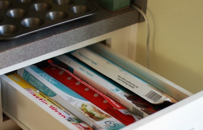 Cutting Board Drawer Hack