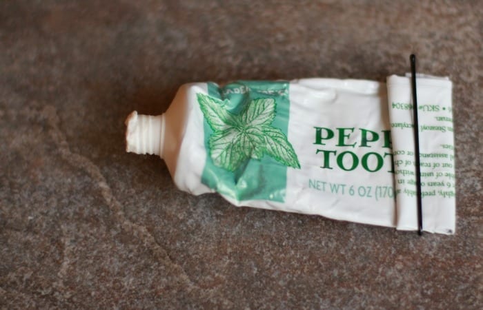 Bobby Pin Toothpaste Hack
