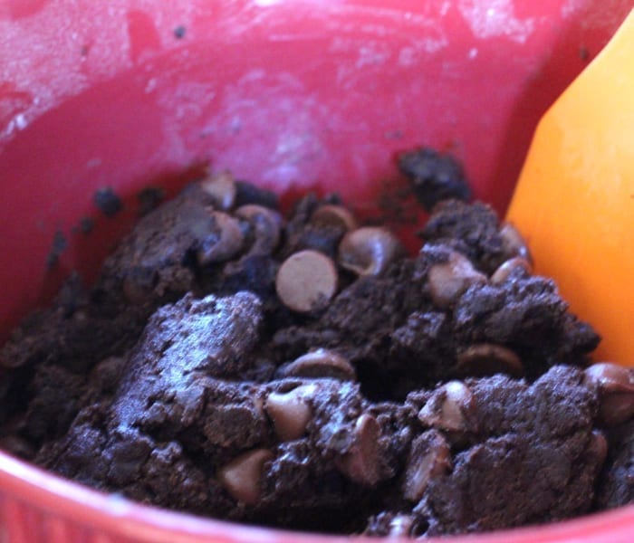 chocolate cookies blended
