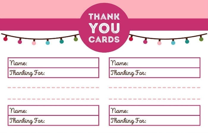 thank you cards