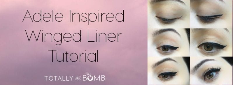 adele winged liner tutorial