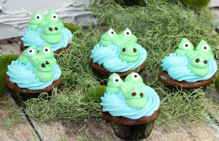 Gator cupcakes for kids