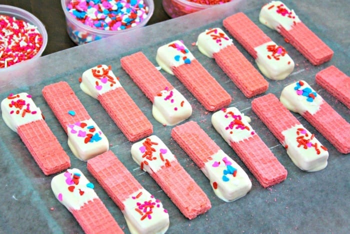 Sweetheart Cheesecake Wafers