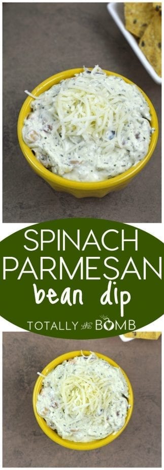 spinach parmasen bean dip