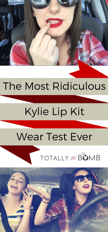 kylie lip kit wear test