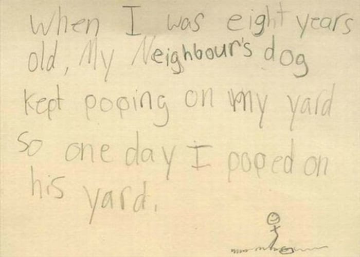 poo on yard
