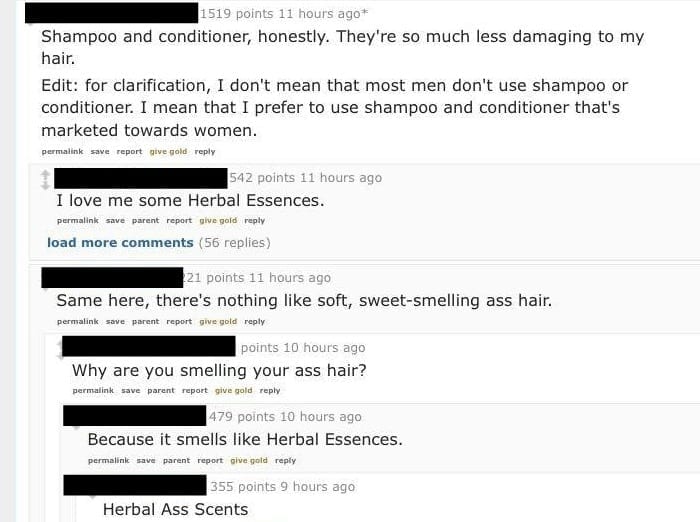 men love womens shampoo