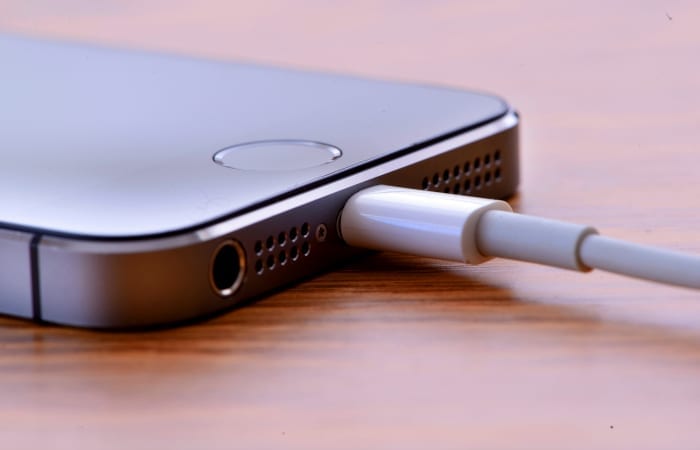 charging a phone