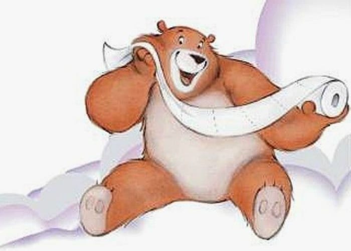happy charmin bear