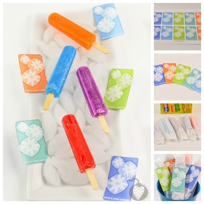 Have a COOL Summer Popsicle Gift Square