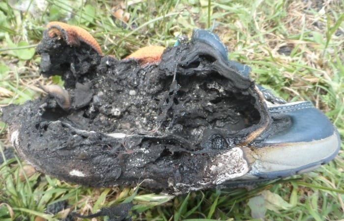 light up shoes catching fire