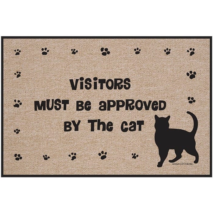 crazy cat lady doormat