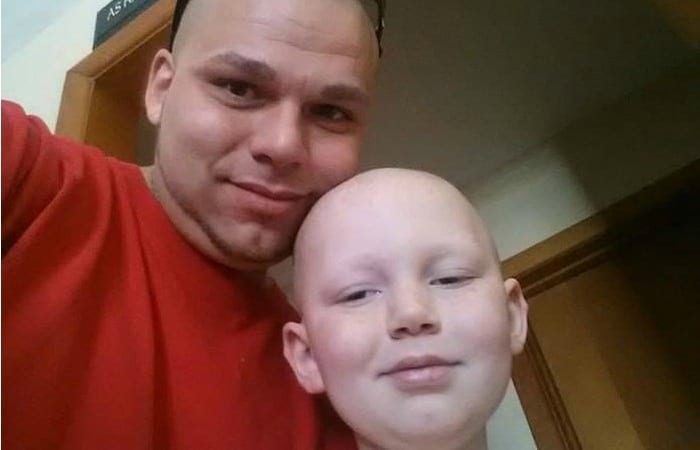 This #BestBaldDad Just Got A Tattoo To Show Support For His Cancer-Survivor Son!