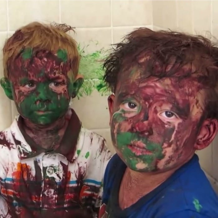 messy kids