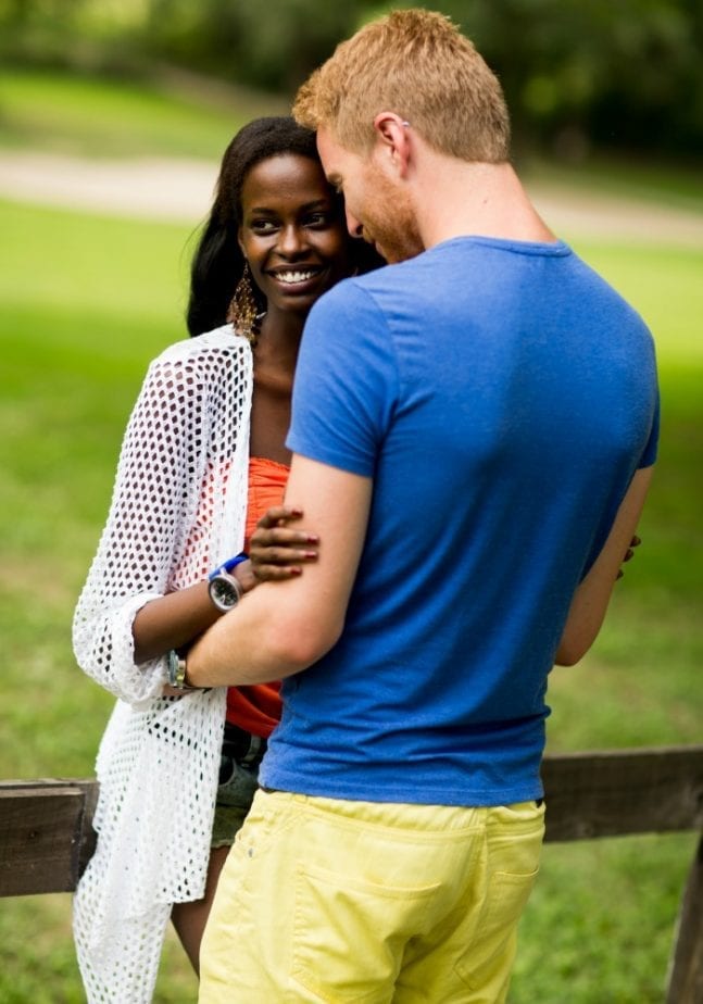 interracial couple