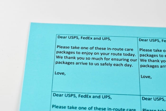 In-Route Care Packages step1