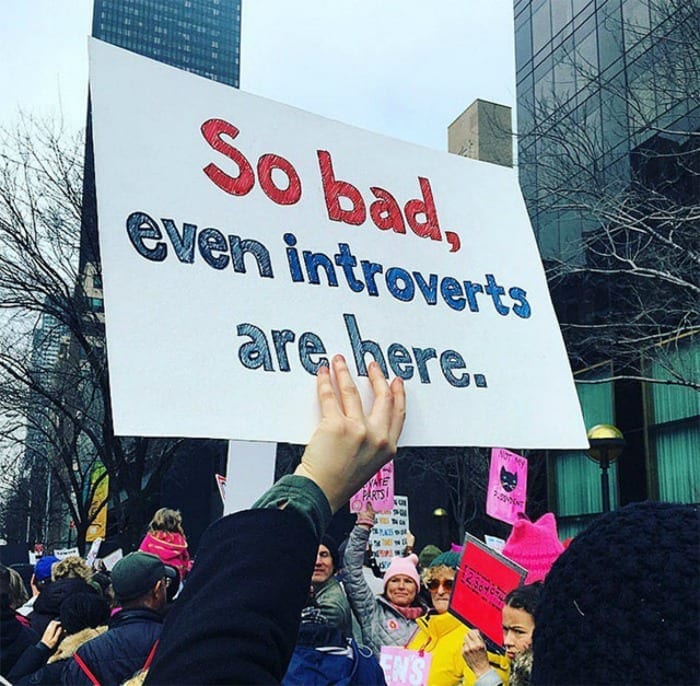 protest sign