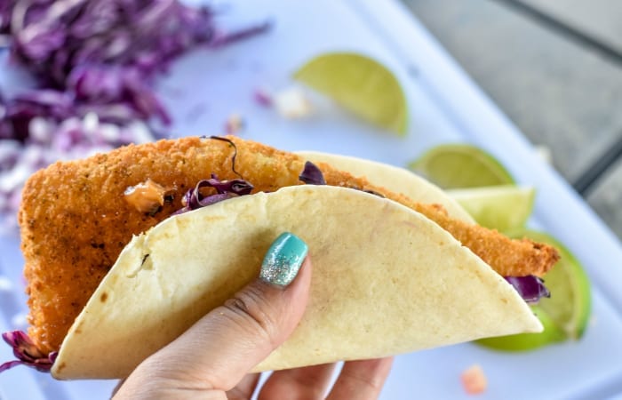 Spicy Cod Tacos