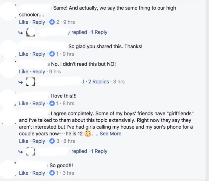 should i let my middle schooler date