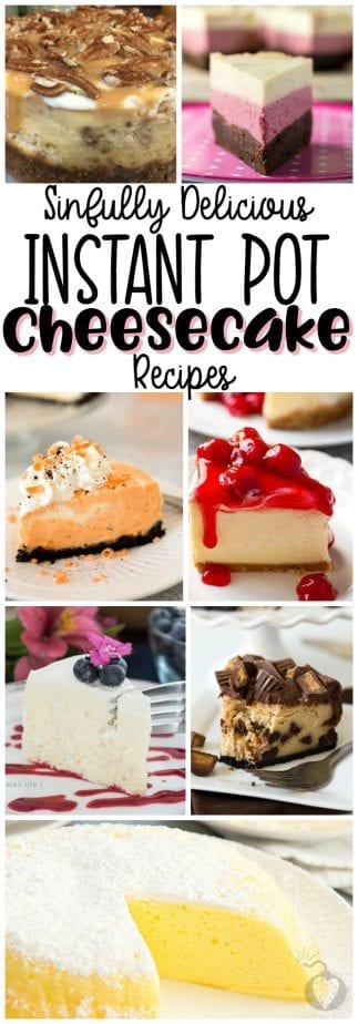 Instant Pot Cheesecake Recipes #instantpot #instantpotrecipes #cheesecakerecipes #instantpotcheesecake