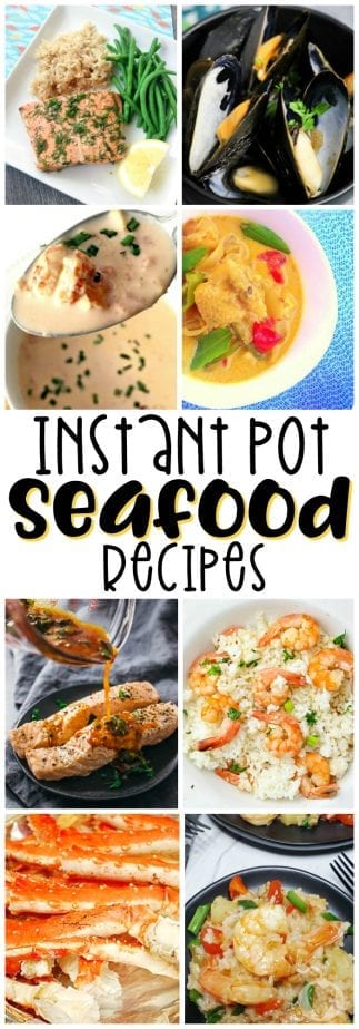 Instant Pot Seafood Recipes #instantpot #instantpotrecipes #seafoodrecipes #instantpotseafood