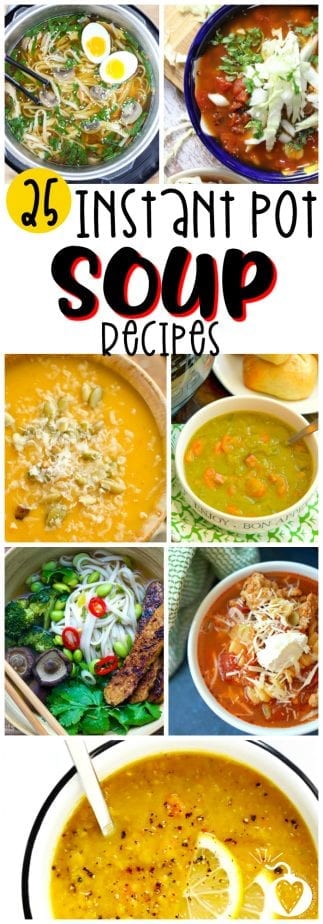 Instant Pot Soup Recipes #instantpot #instantpotrecipes #souprecipes #instantpotsoup
