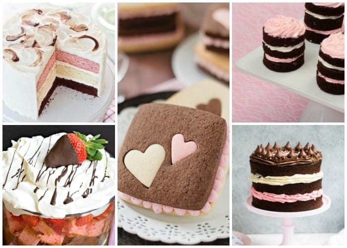 These recipes are for those who fully appreciate the epic taste of chocolate, vanilla, and strawberry all swirling like some multi-flavored gift from the gods. | #TotallyTheBomb #Neapolitan #recipes #desserts #nom #yummy #tasty