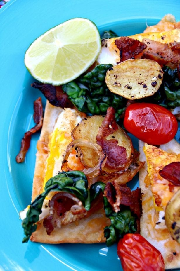 Loaded Nachos for Breakfast #nachos #nachosforbreakfast #breakfastnachos #breakfastrecipes