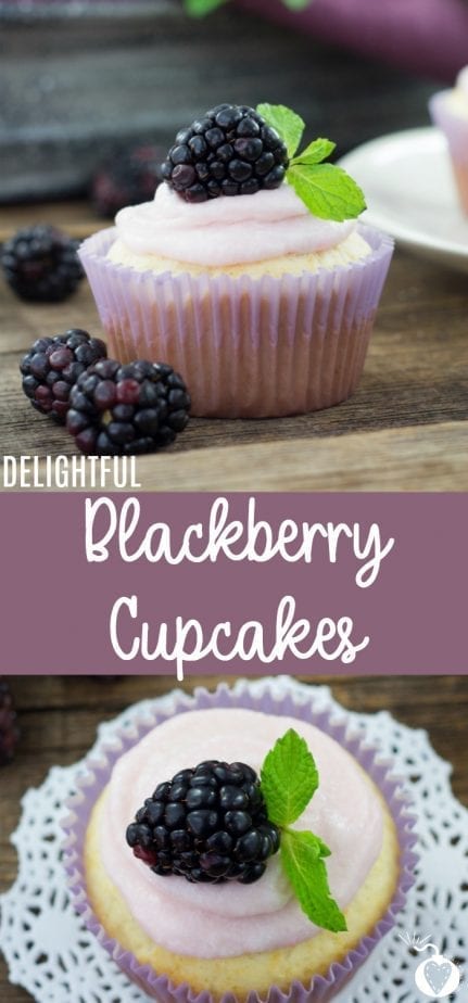 blackberry cupcakes