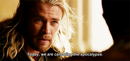 If Thor's good looks could save the world, we'd all be safe and sound