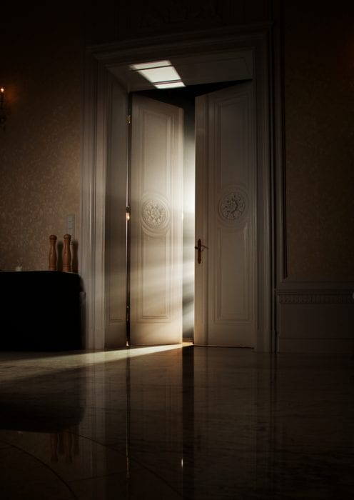 bathroom door