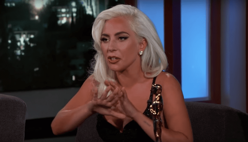 Lady Gaga Squelches Romance With Bradley Cooper Rumors on Kimmel
