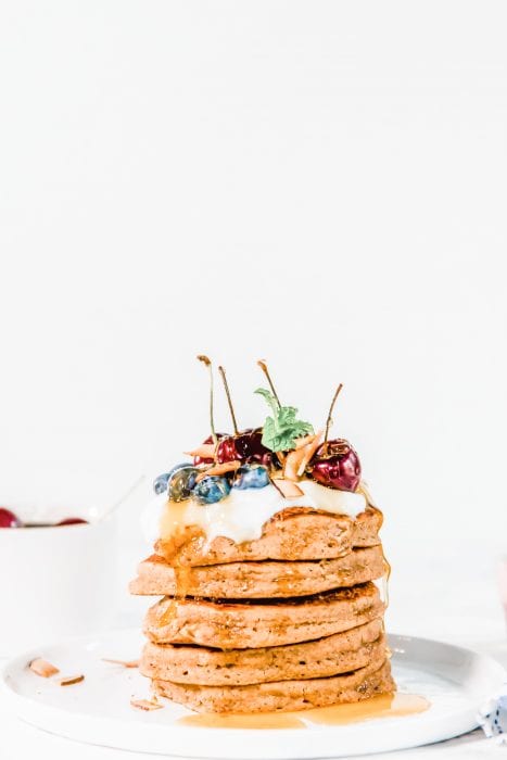 Healthy Oatmeal Pancakes