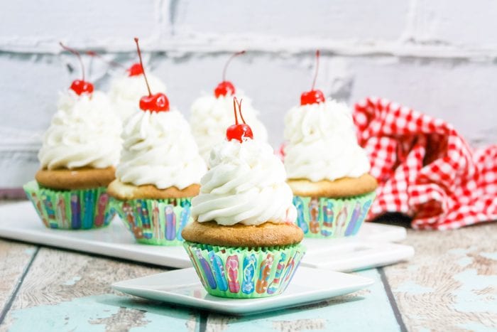 pina colada cupcakes