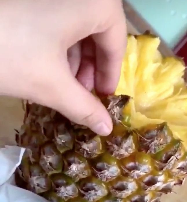 eating pineapple wrong