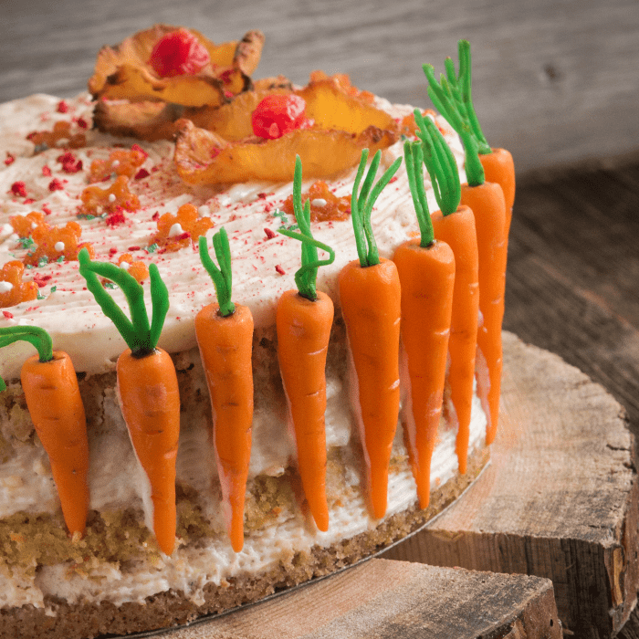You sometimes take a crazy chance and do something you normally wouldn't and you make the Carrot Cake of Your Dreams--and Bunny Dreams. #cake #carrotcake #easter
