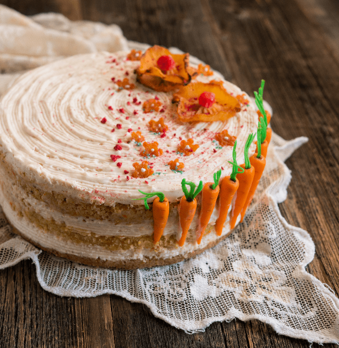 You sometimes take a crazy chance and do something you normally wouldn't and you make the Carrot Cake of Your Dreams--and Bunny Dreams. #cake #carrotcake #easter