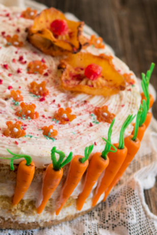 You sometimes take a crazy chance and do something you normally wouldn't and you make the Carrot Cake of Your Dreams--and Bunny Dreams. #cake #carrotcake #easter