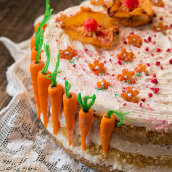 You sometimes take a crazy chance and do something you normally wouldn't and you make the Carrot Cake of Your Dreams--and Bunny Dreams. #cake #carrotcake #easter
