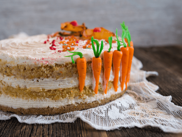 You sometimes take a crazy chance and do something you normally wouldn't and you make the Carrot Cake of Your Dreams--and Bunny Dreams. #cake #carrotcake #easter