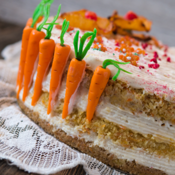 You sometimes take a crazy chance and do something you normally wouldn't and you make the Carrot Cake of Your Dreams--and Bunny Dreams. #cake #carrotcake #easter