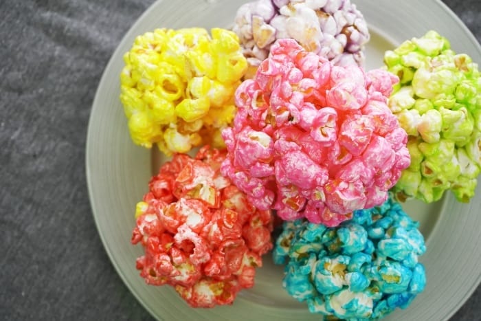 Oh, Snap! Easy Infinity Stone Popcorn Balls