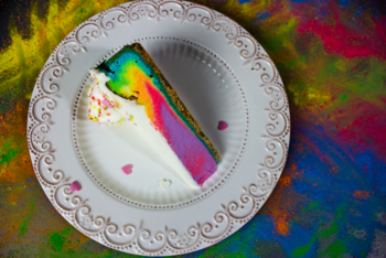 If you've ever tried to make a cheesecake, you're like "oh, this should be easy" and then it's a nightmare with water baths and all sorts of crazy. But this Freaktacularly Simple Unicorn Cheesecake looks hard--but it's so simple I die.