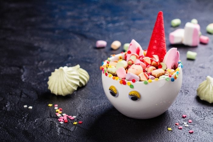 Nope. I won't hear it! This Unicorn Hot Cocoa is the cutest thing on the planet and no amount of cute puppies and sweet kitties is going to get me to change my mind. #unicorn #hotcocoa #hotchocolate