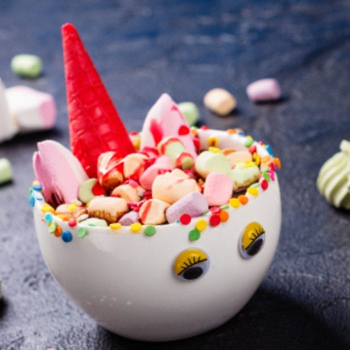 Nope. I won't hear it! This Unicorn Hot Cocoa is the cutest thing on the planet and no amount of cute puppies and sweet kitties is going to get me to change my mind. #unicorn #hotcocoa #hotchocolate