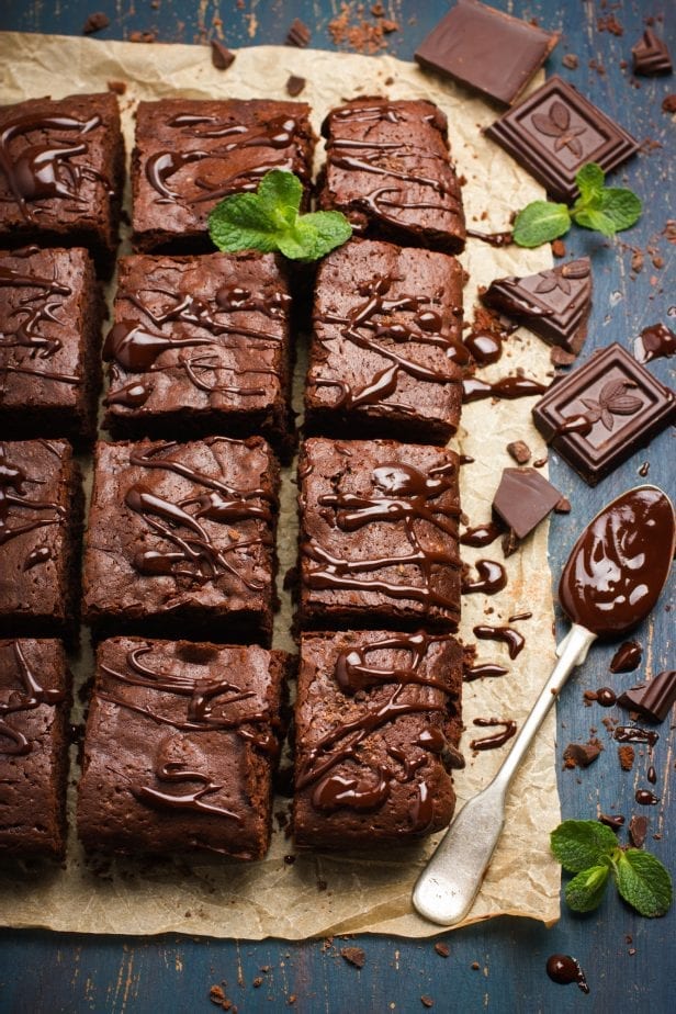 Oh, these Savory Brownies are SO Worth Diving into. They're decadently sweet and so very dark. I have to have more. #brownies #brownierecipe #brownie #howtomakebrownies