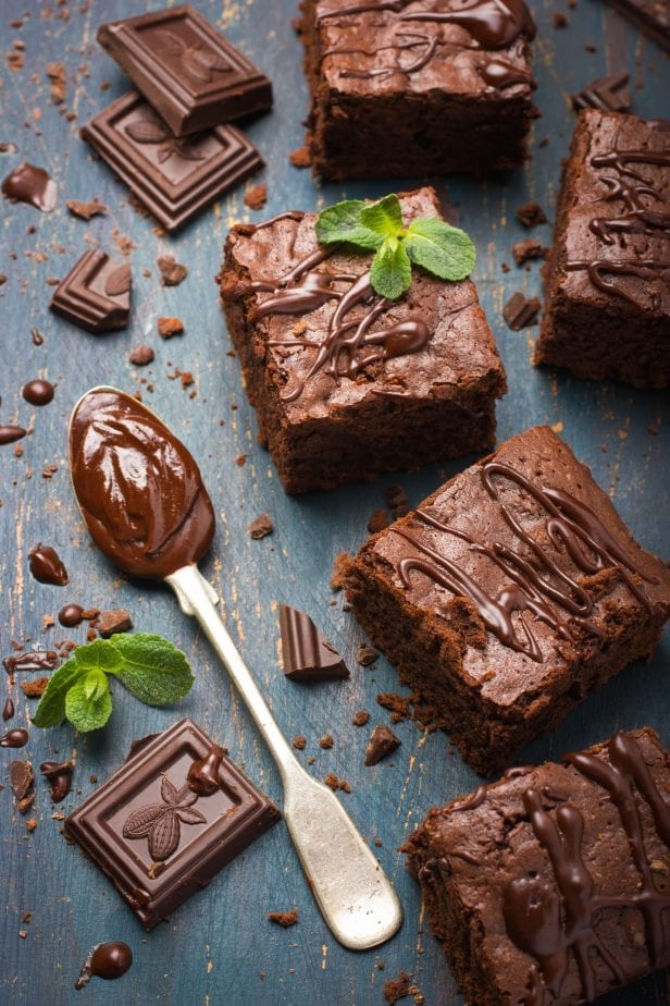 Oh, these Savory Brownies are SO Worth Diving into. They're decadently sweet and so very dark. I have to have more. #brownies #brownierecipe #brownie #howtomakebrownies