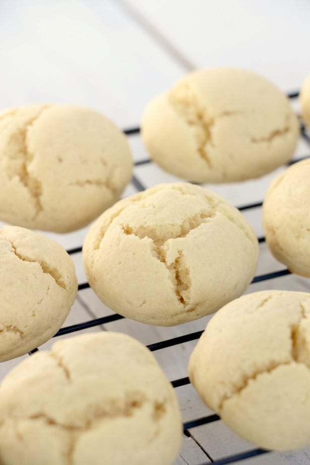 So soft and chewy, these Confetti Cookies are so ridiculously good, my mouth is watering for another taste. #confetticookies #cookies #cookierecipes #springcookies