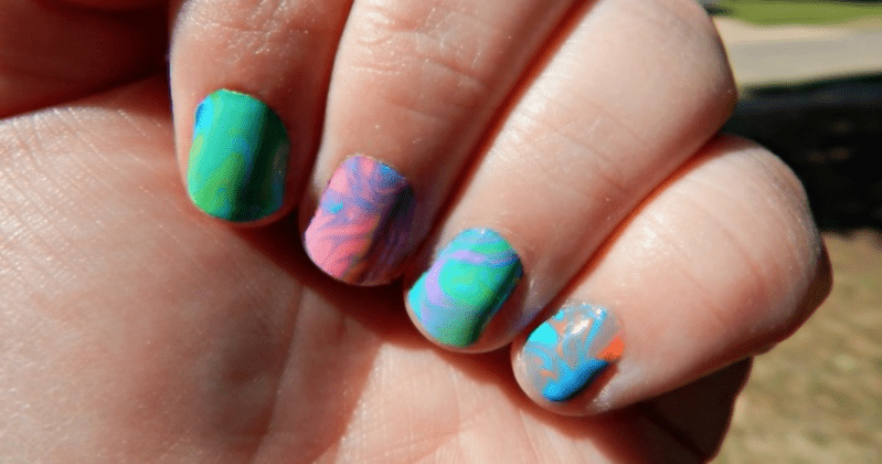 Spring Nail Trends Alert! Dry Marbling is SO EASY!